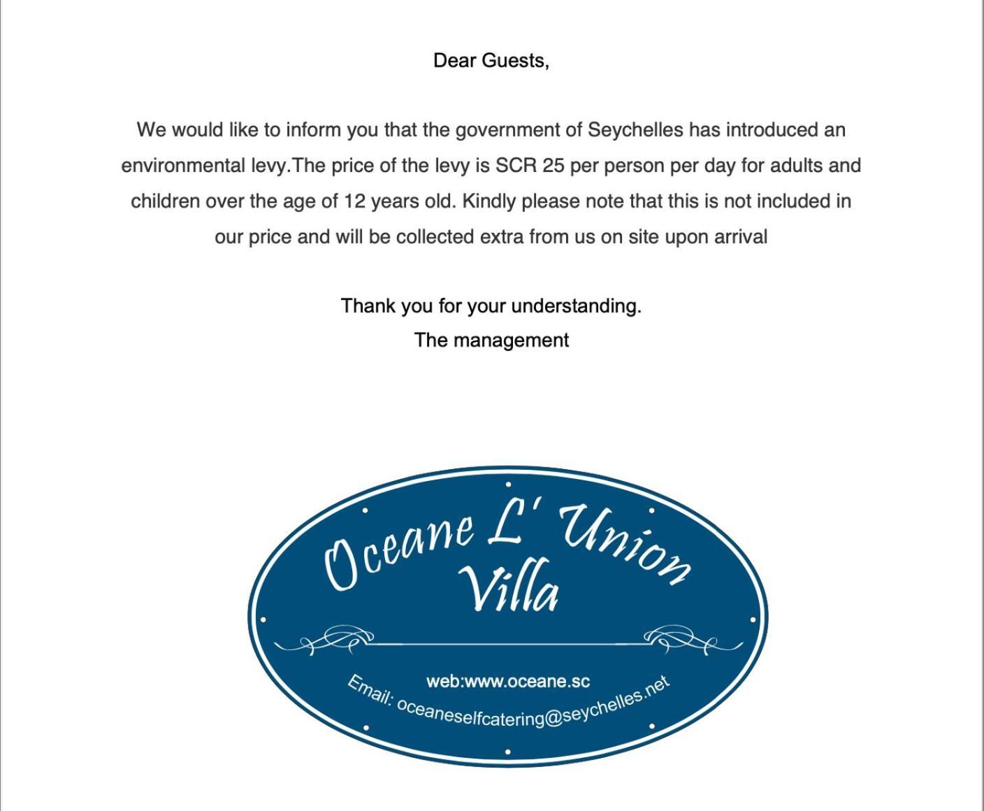 Oceane L'Union Villa La Digue Exteriör bild